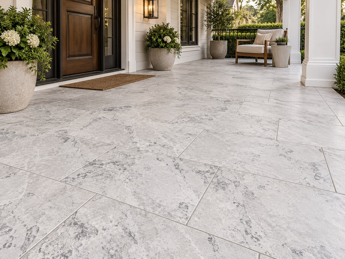 outdoor marble pavers