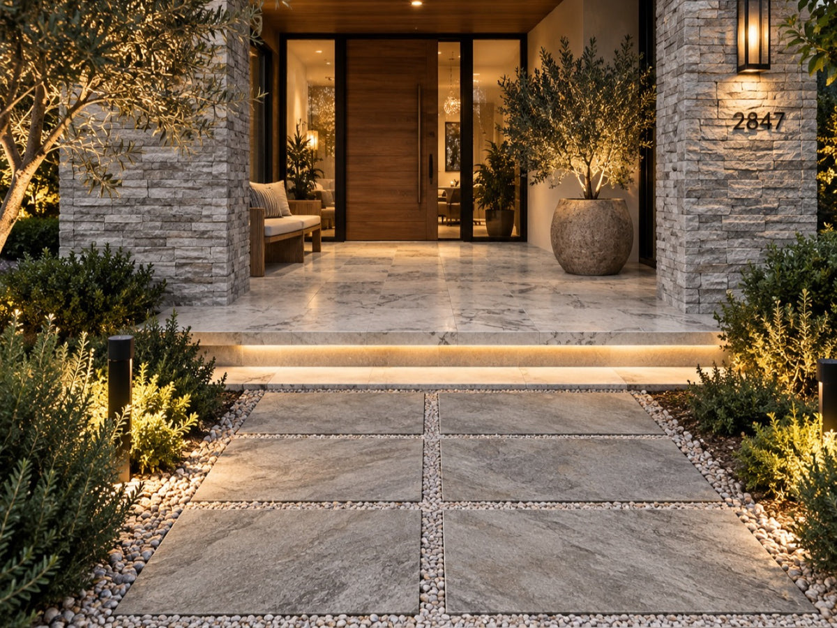outdoor porcelain pavers