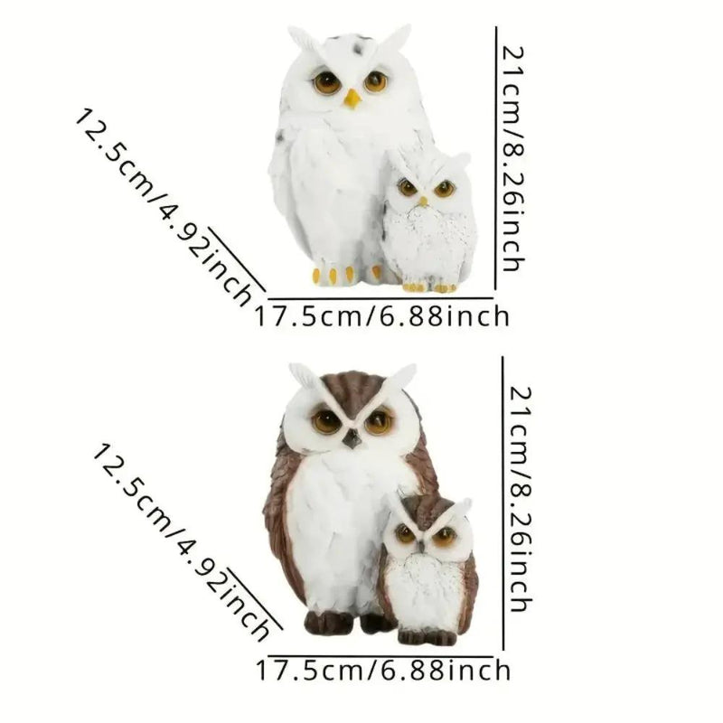 Owl Garden Statues Realistic for Yard by House Of Avana