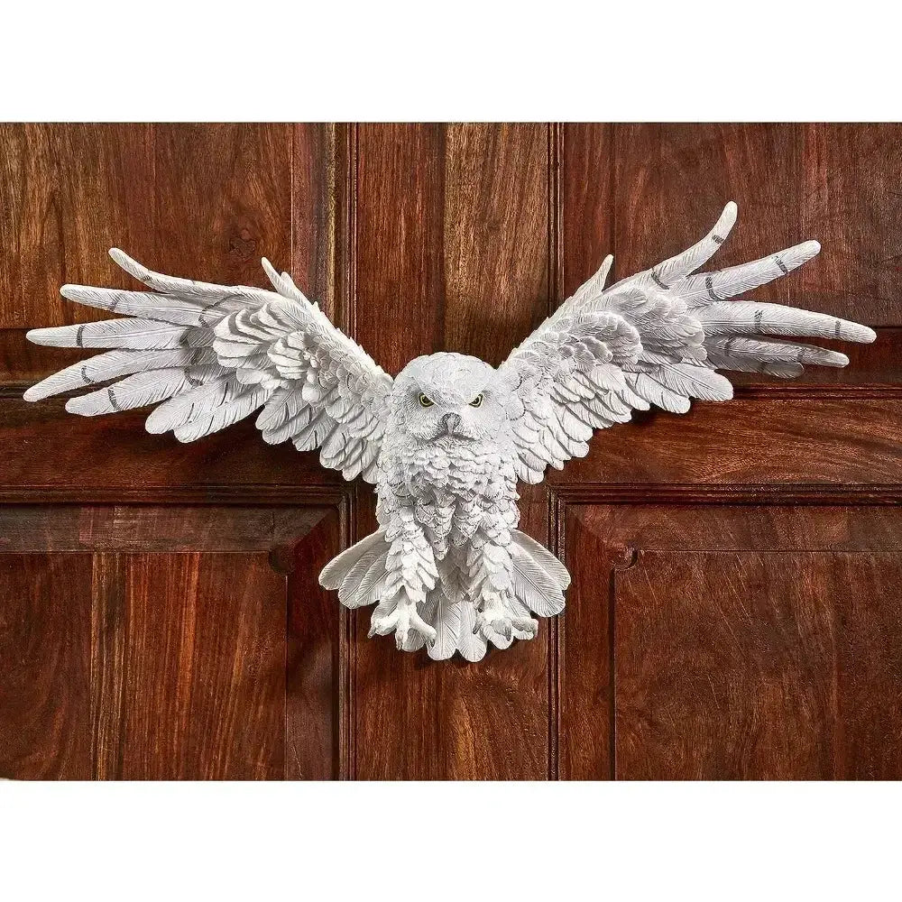 Owl Sculpture - Decorative Metal 11"H by House Of Avana
