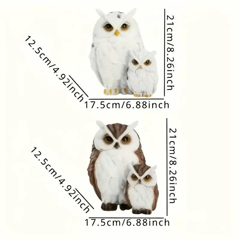 Owl Statue - Lifelike Ceramic Garden Decor by House Of Avana