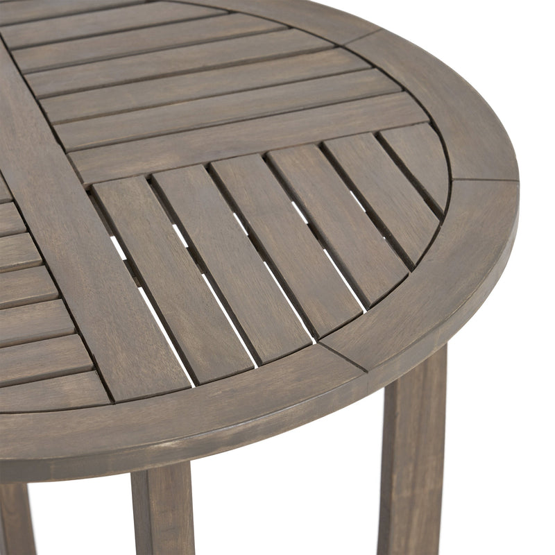 Hermosa 27.5'' Circular Wood Table, photo 10 of 10