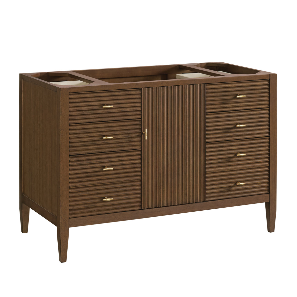 James Martin Myrrin 48" Single Bathroom Vanity, Mid-Century Walnut, view 20