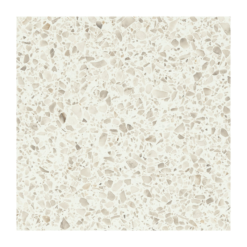 Oyster Beige Matte Terrazzo Look Porcelain Tiles 24x24 Porcelain Matte 24x24 Tiles