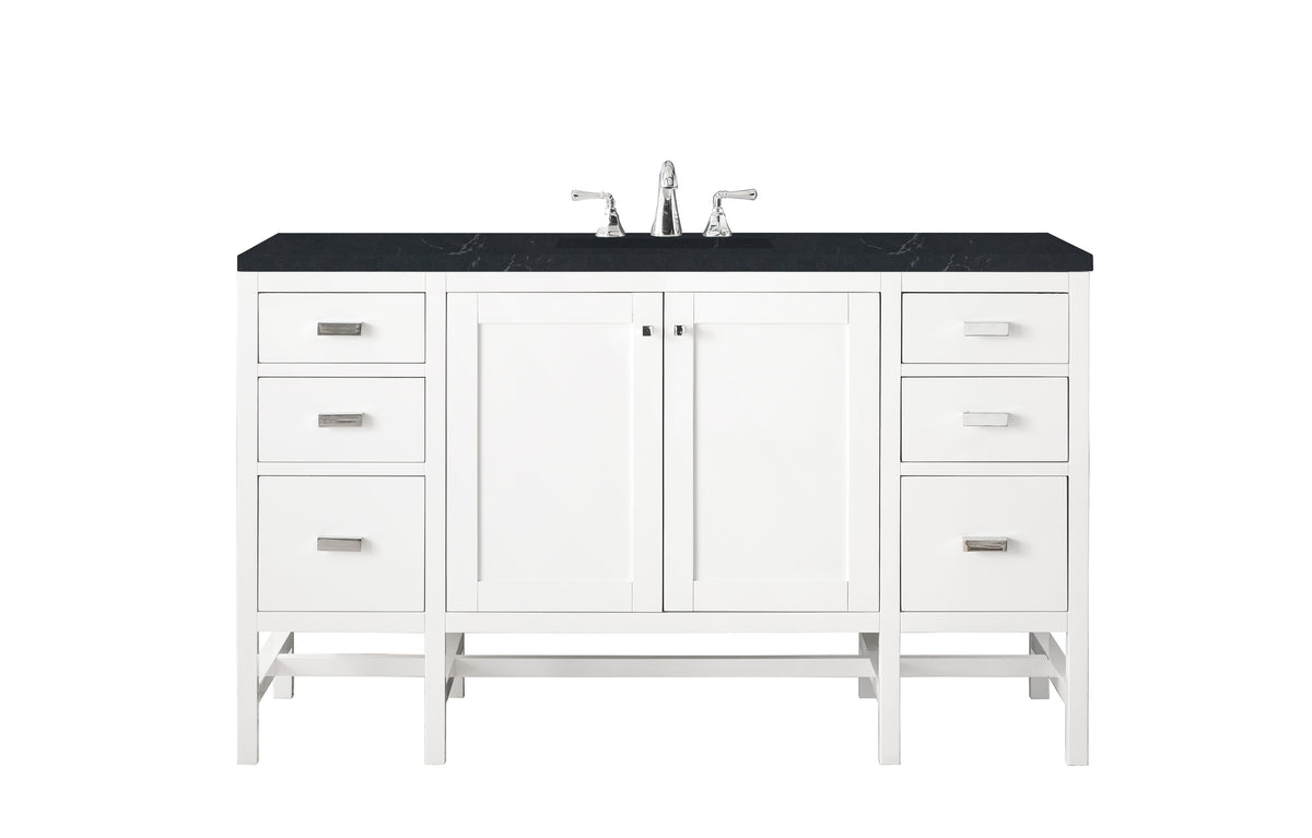 James Martin Addison 60" Single Bathroom Vanity, Glossy White, view 17