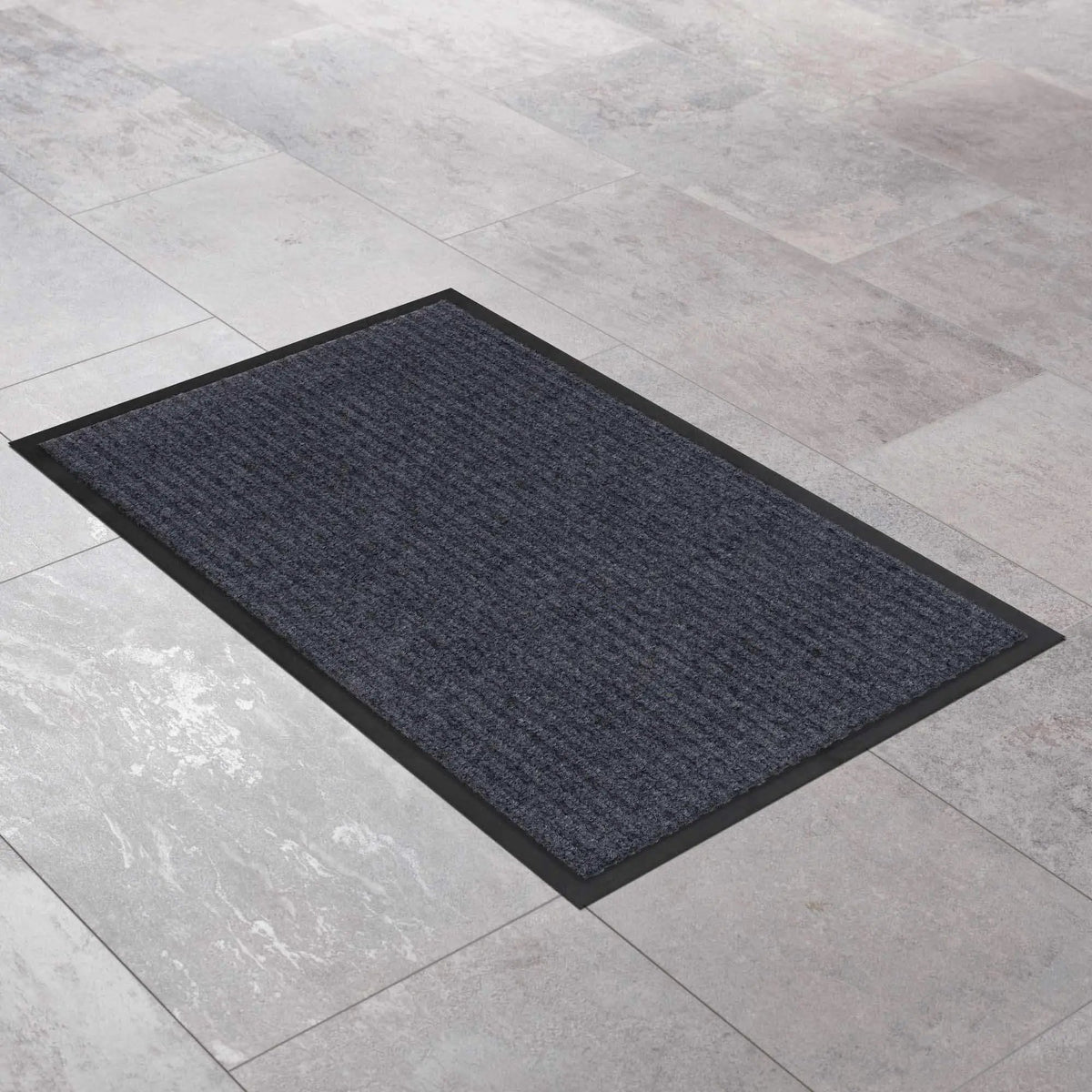 Basic Outdoor Mat, Gray by Hauteloom