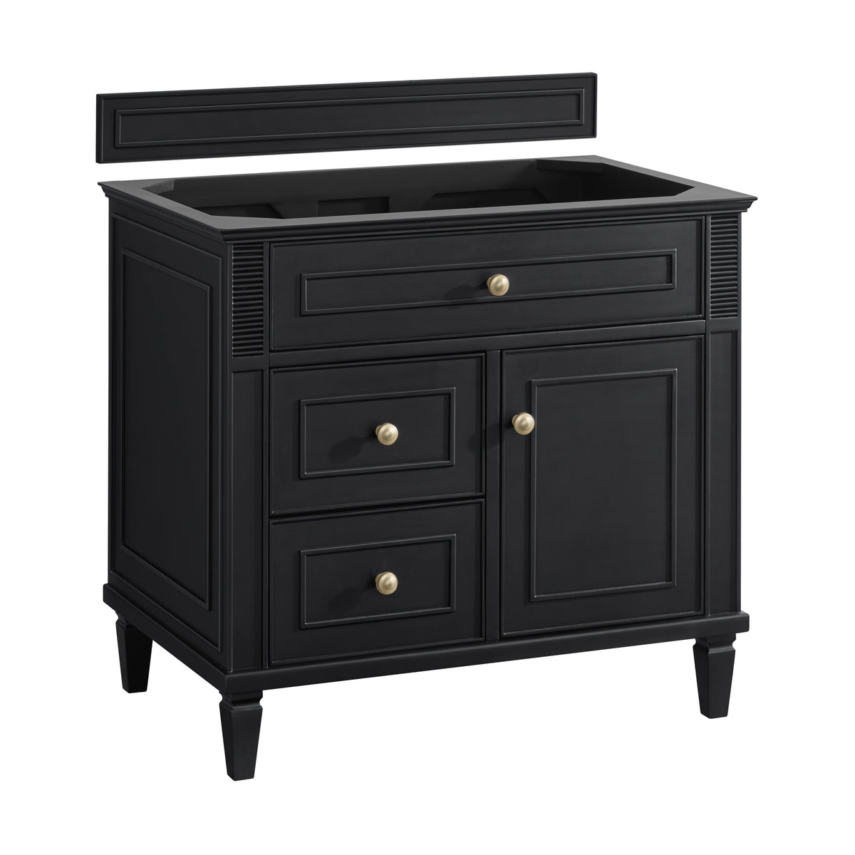 James Martin Lorelai 36" Single Bathroom Vanity, Black Onyx, view 14