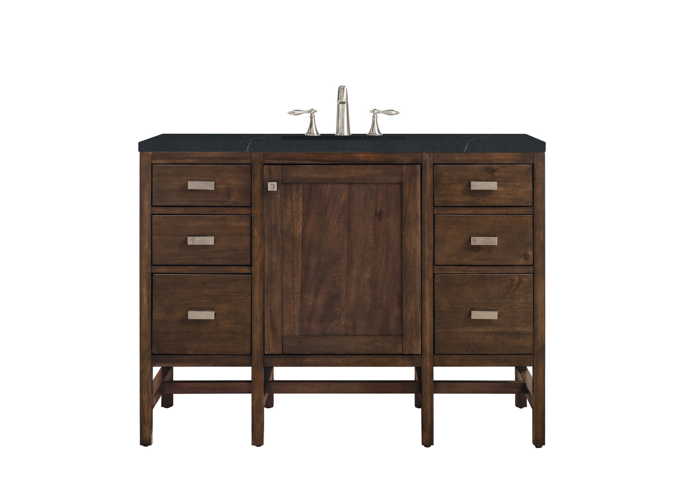James Martin Addison 48" Single Bathroom Vanity, Mid-Century Acacia by James Martin