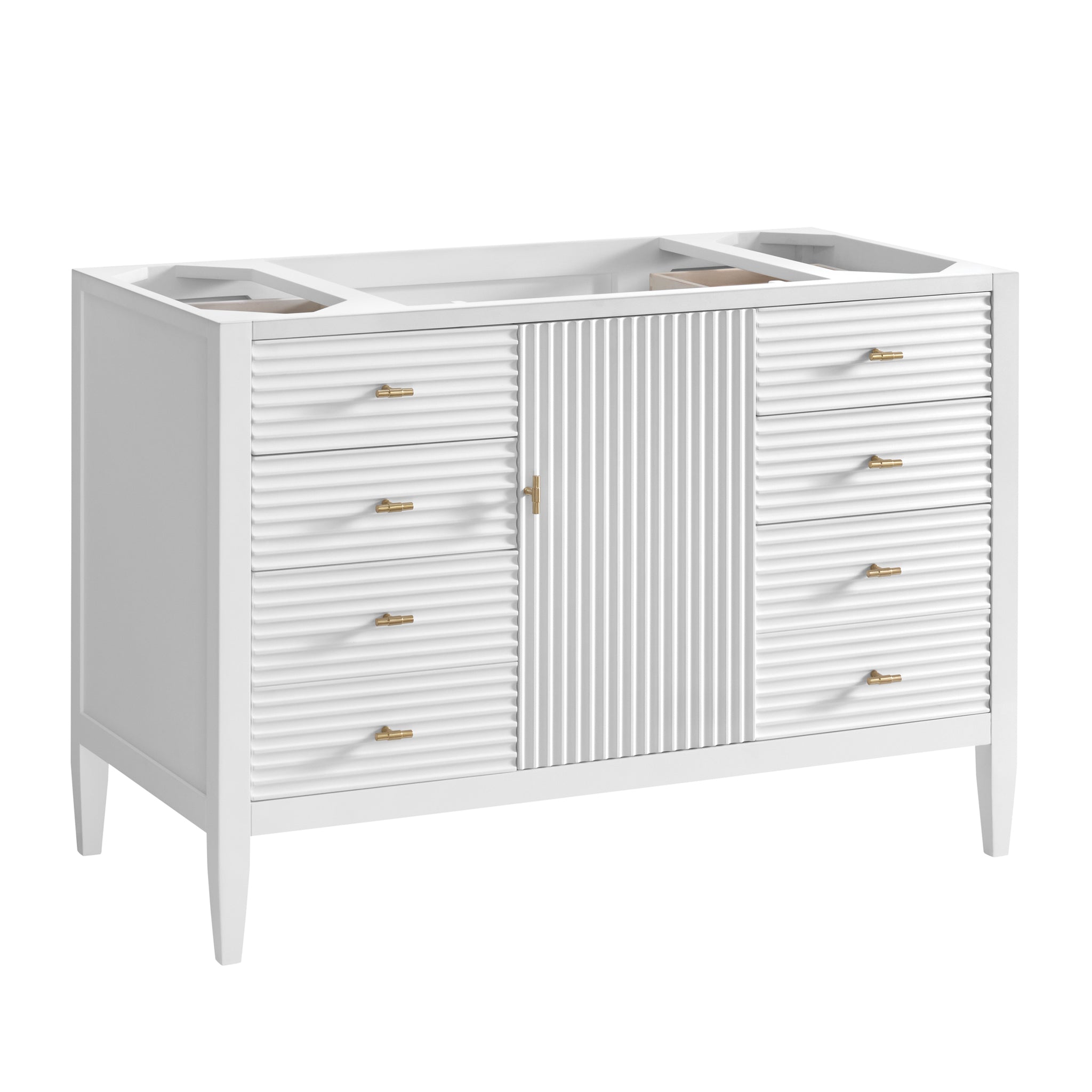 James Martin Myrrin 48" Single Bathroom Vanity, Bright White, view 20
