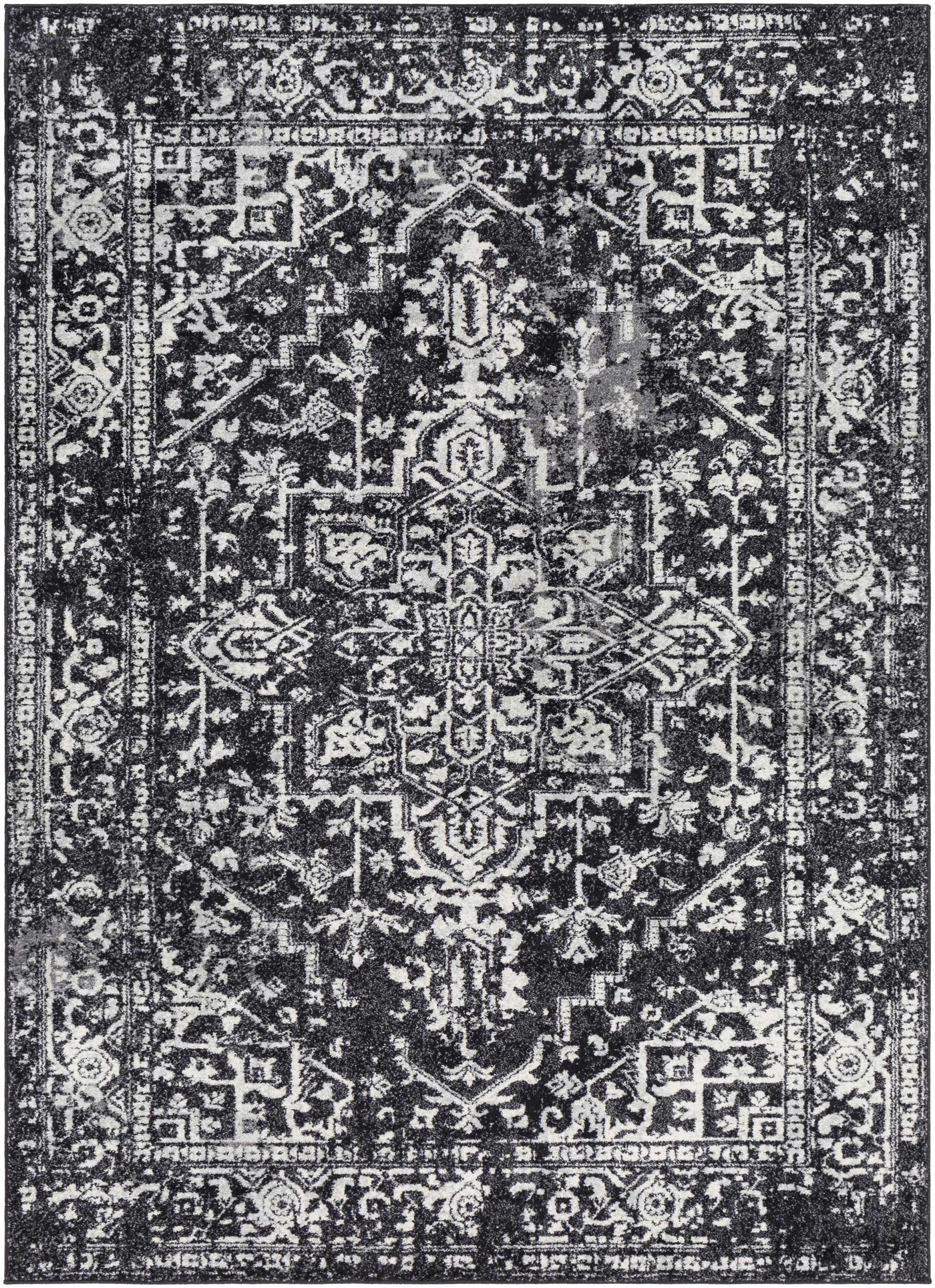 Rachel Black Area Rug by Boutique Rugs