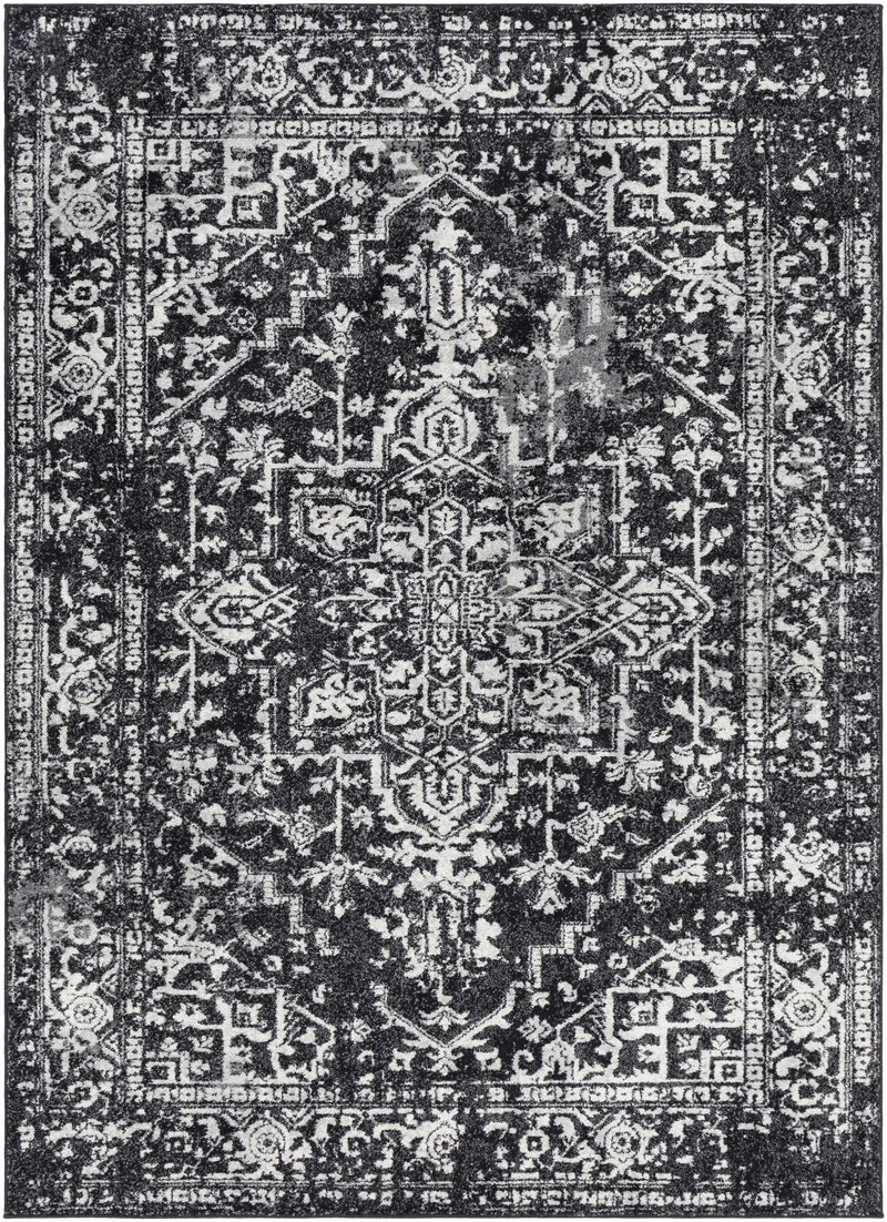 Rachel Black Area Rug by Boutique Rugs