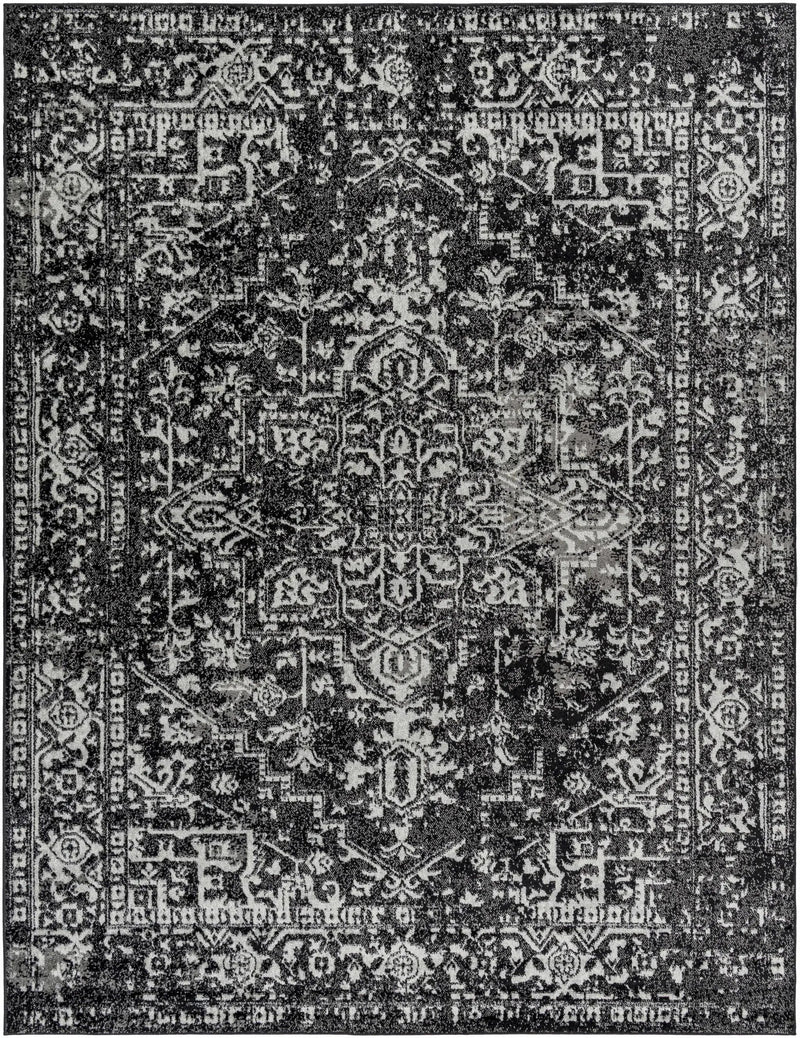 Rachel Black Area Rug by Boutique Rugs