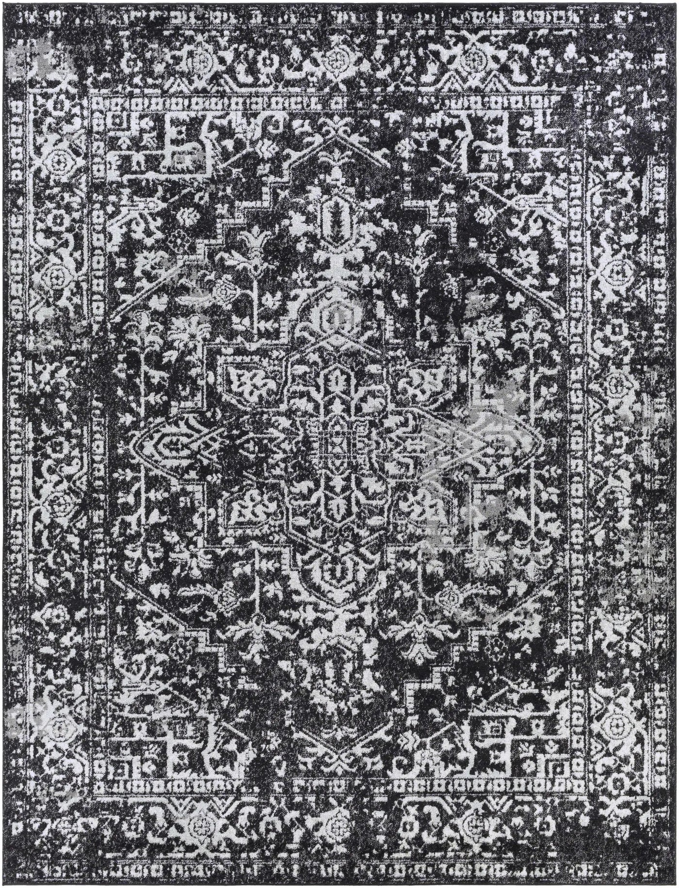 Rachel Black Area Rug by Boutique Rugs