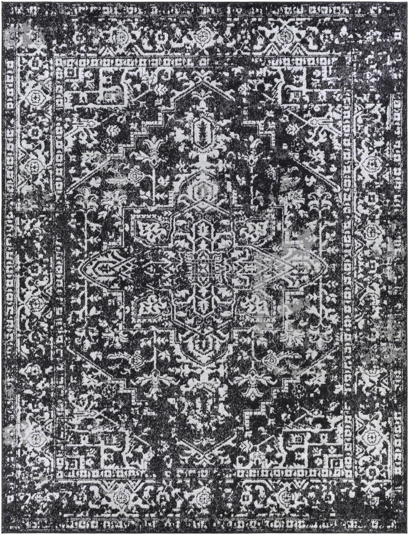 Rachel Black Area Rug by Boutique Rugs