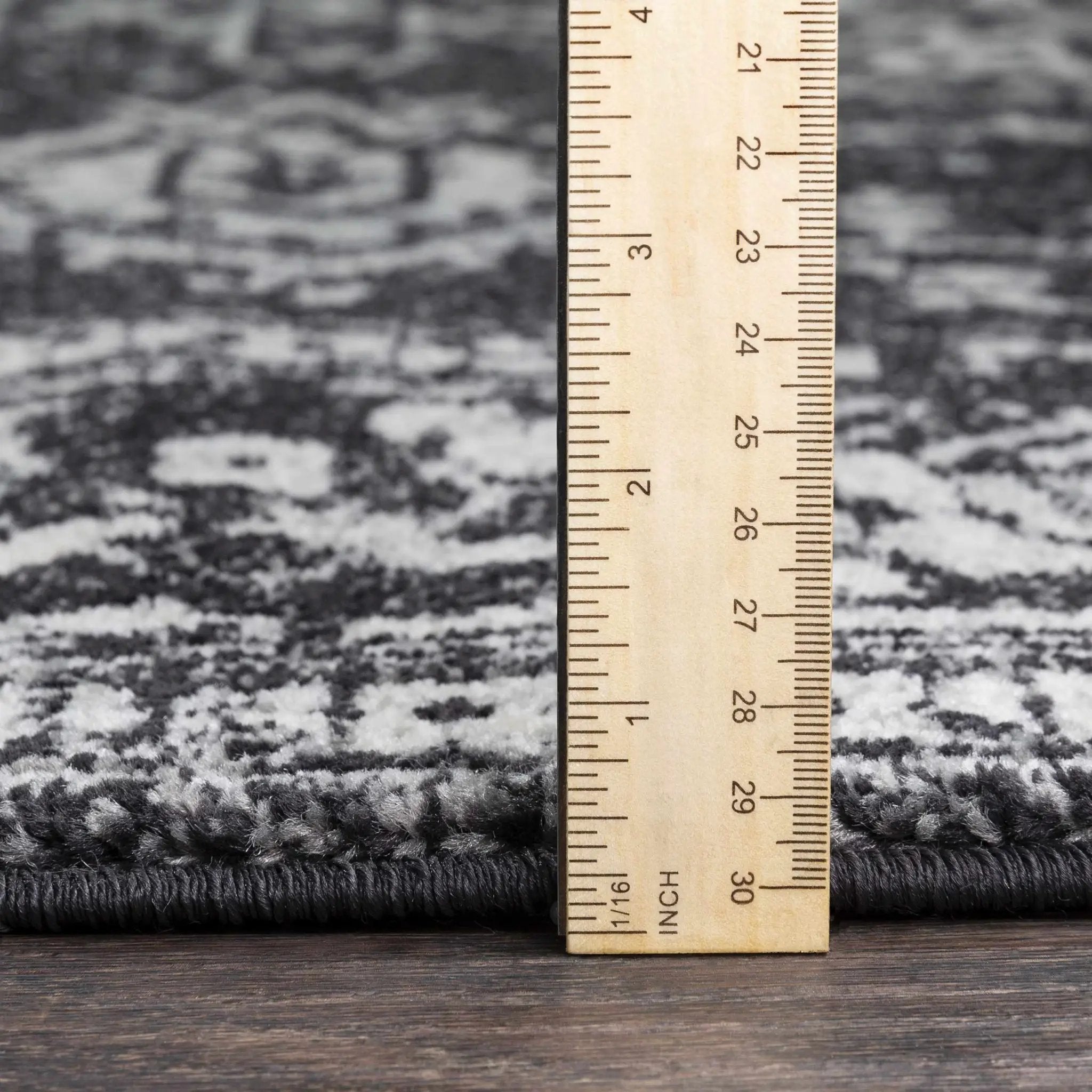 Rachel Black Area Rug by Boutique Rugs