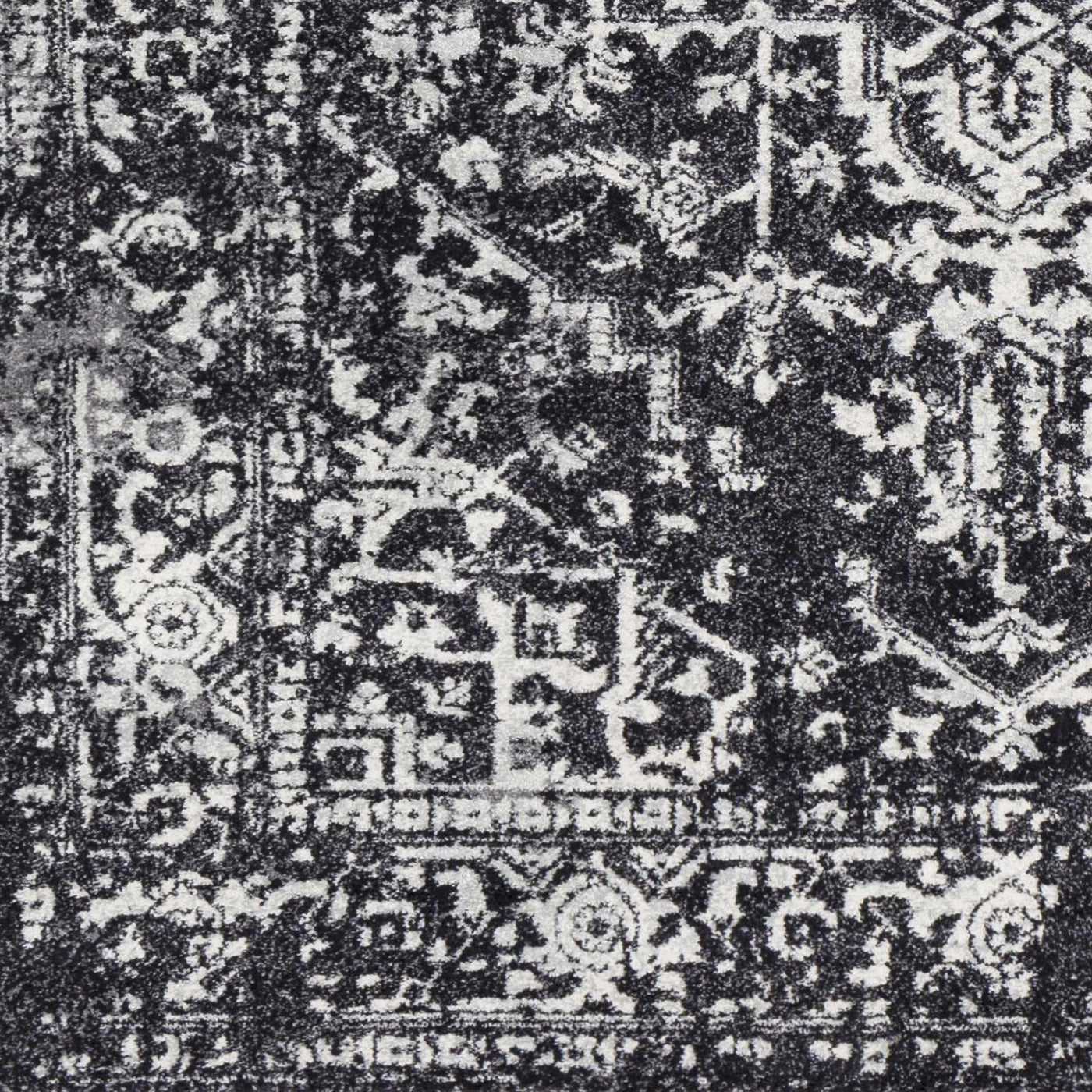 Rachel Black Area Rug by Boutique Rugs