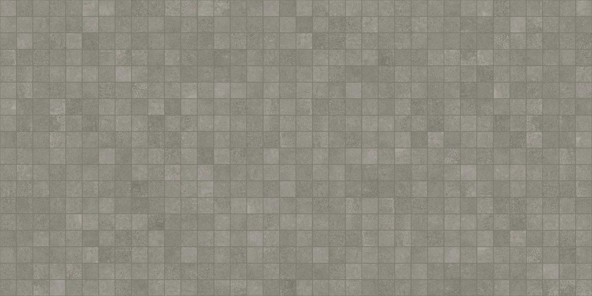 Made.in Vision Grey Mosaic A Concrete Look Porcelain Mosaics 12x12 by landmarkceramics