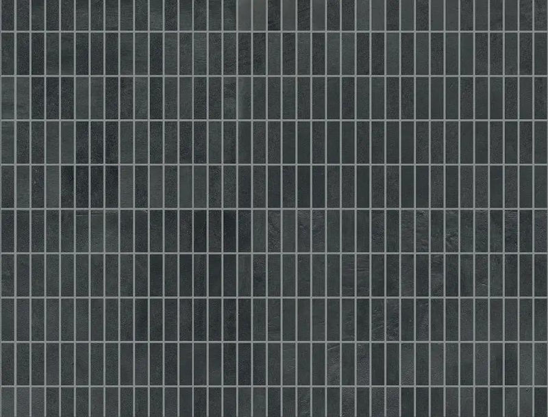 Vision Color Star Black Anti-Slip Mosaic H Resin Look Porcelain Mosaics 12x12 by landmarkceramics
