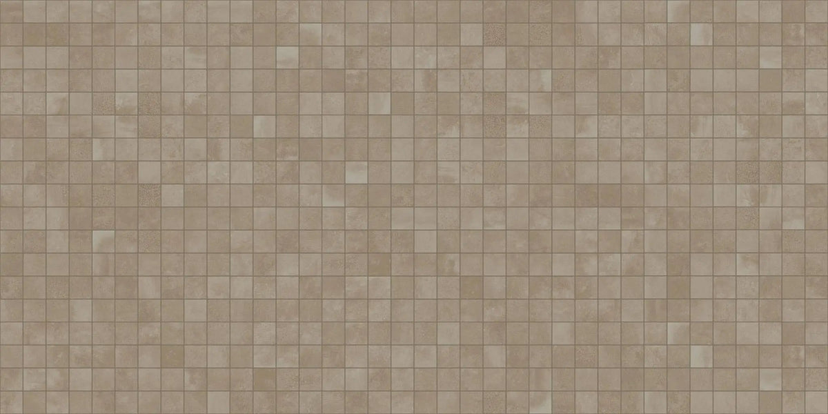 Attitude Warm Sand Mosaic A Concrete Look Porcelain Mosaics 12x12 by landmarkceramics