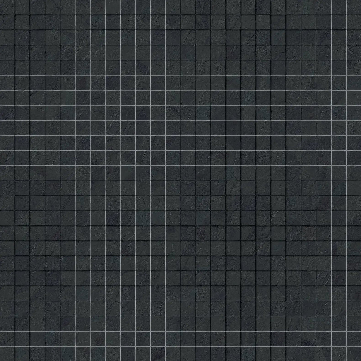 Essence Montauk Black Mosaic A Slate Look Porcelain Mosaics 12x12 by landmarkceramics