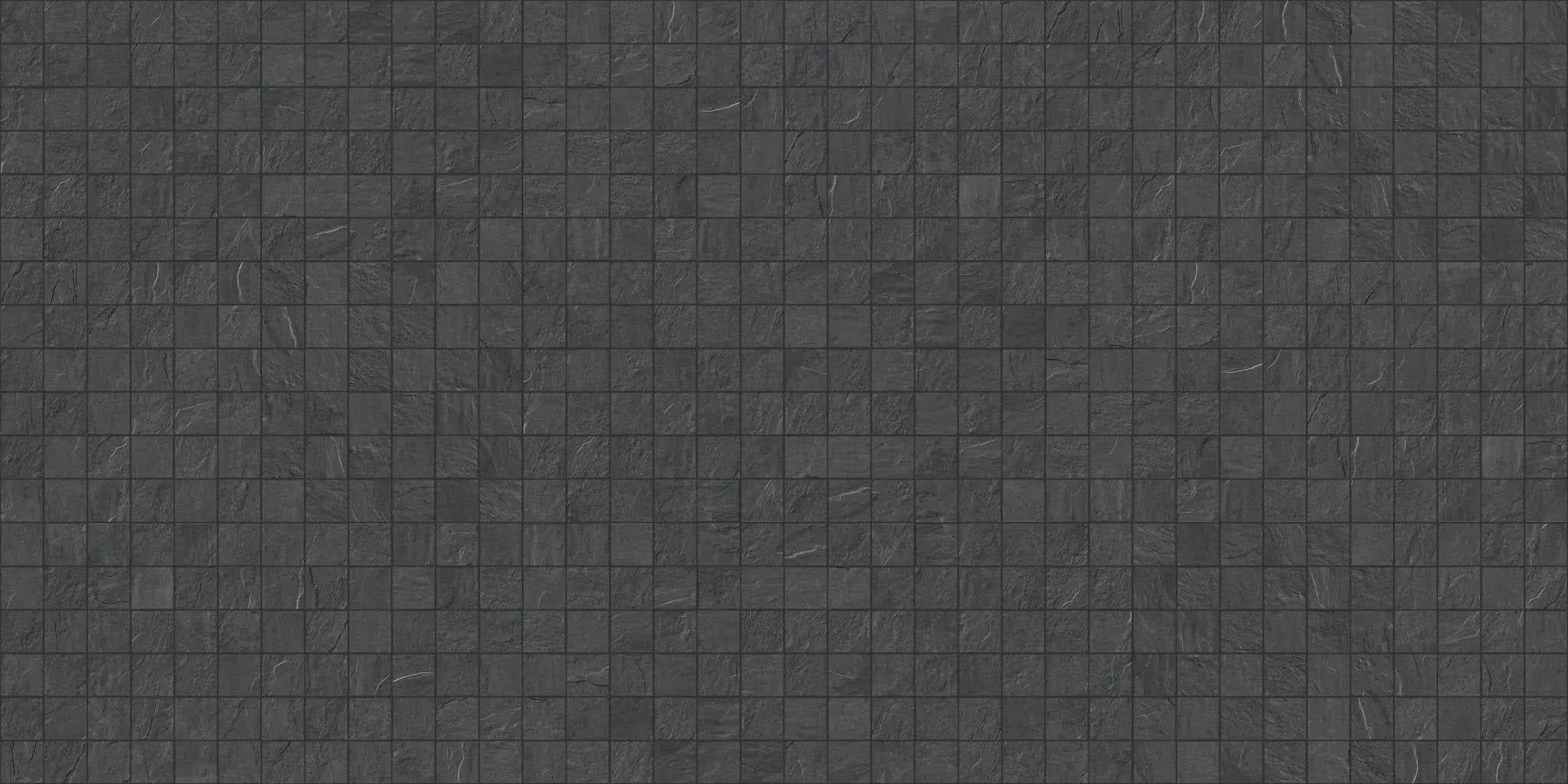 Trek Anthracite Mosaic A Slate Look Porcelain Mosaics 12x12 by landmarkceramics