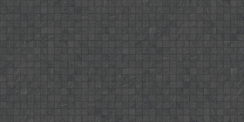 Trek Anthracite Mosaic A Slate Look Porcelain Mosaics 12x12 by landmarkceramics