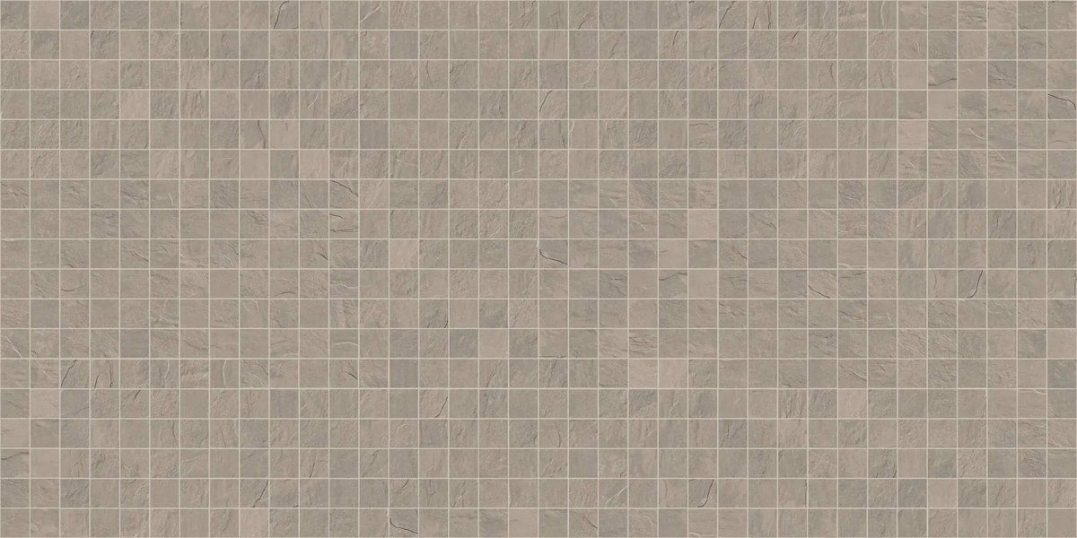 Trek Sand Mosaic A Slate Look Porcelain Mosaics 12x12 by landmarkceramics