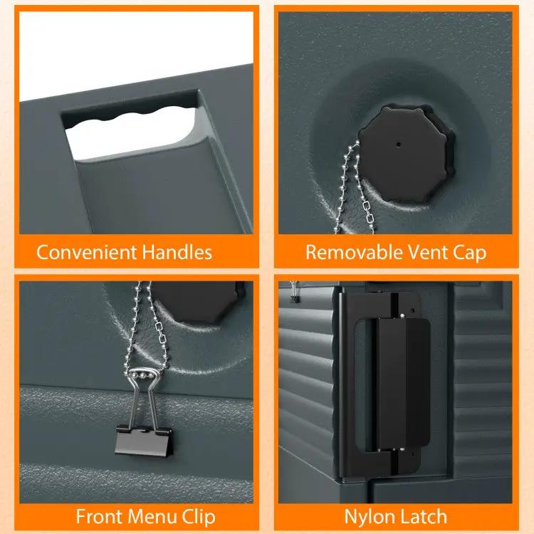End Loading Insulated Food Pan Carrier Hot and Cold by DirectDeals