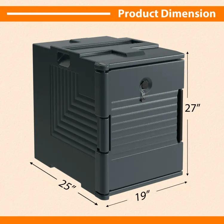 End Loading Insulated Food Pan Carrier Hot and Cold by DirectDeals