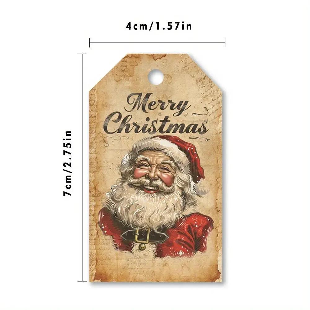 Paper Hang Tags, 10 Christmas Designs, Santa Claus & Tree Patterns by House Of Avana