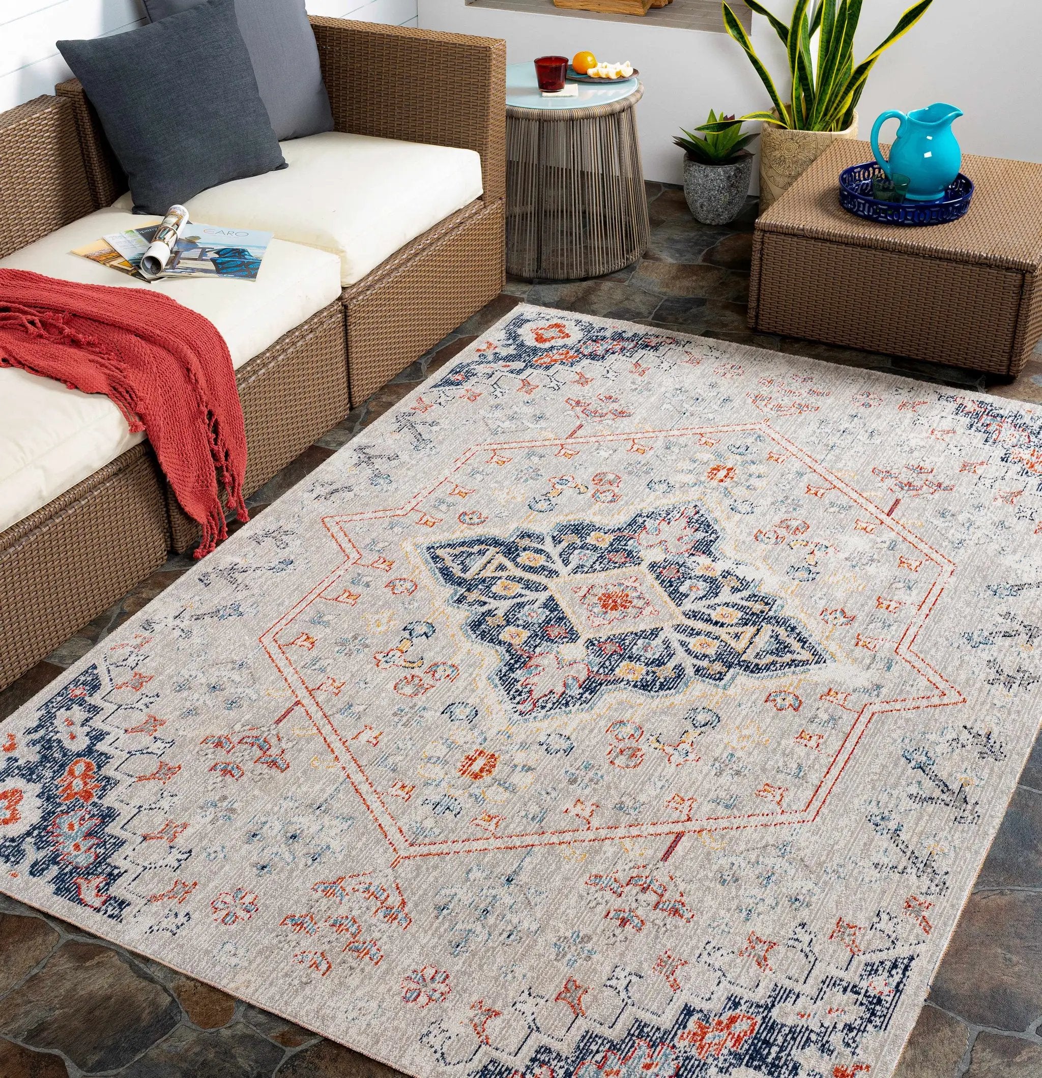 Papineauville Outdoor Area Rug - Clearance by Boutique Rugs