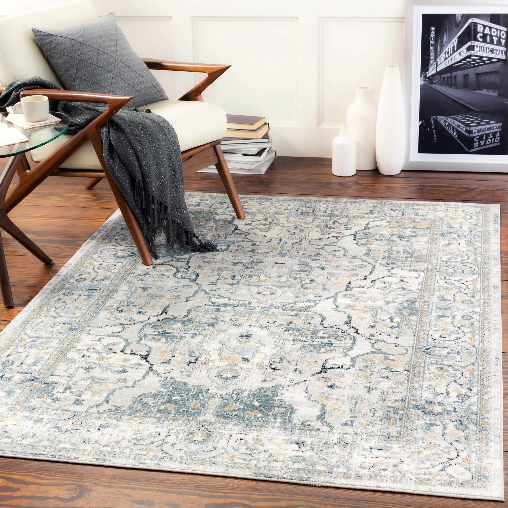 Parcoal Area Rug - Clearance by Boutique Rugs