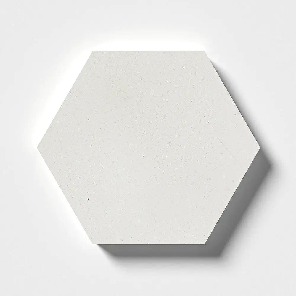 Paris Honed Hexagon Limestone Tiles 5 25/32x5