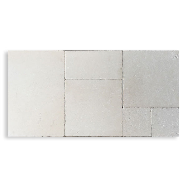 Paris Tumbled French Pattern Limestone Pavers Various