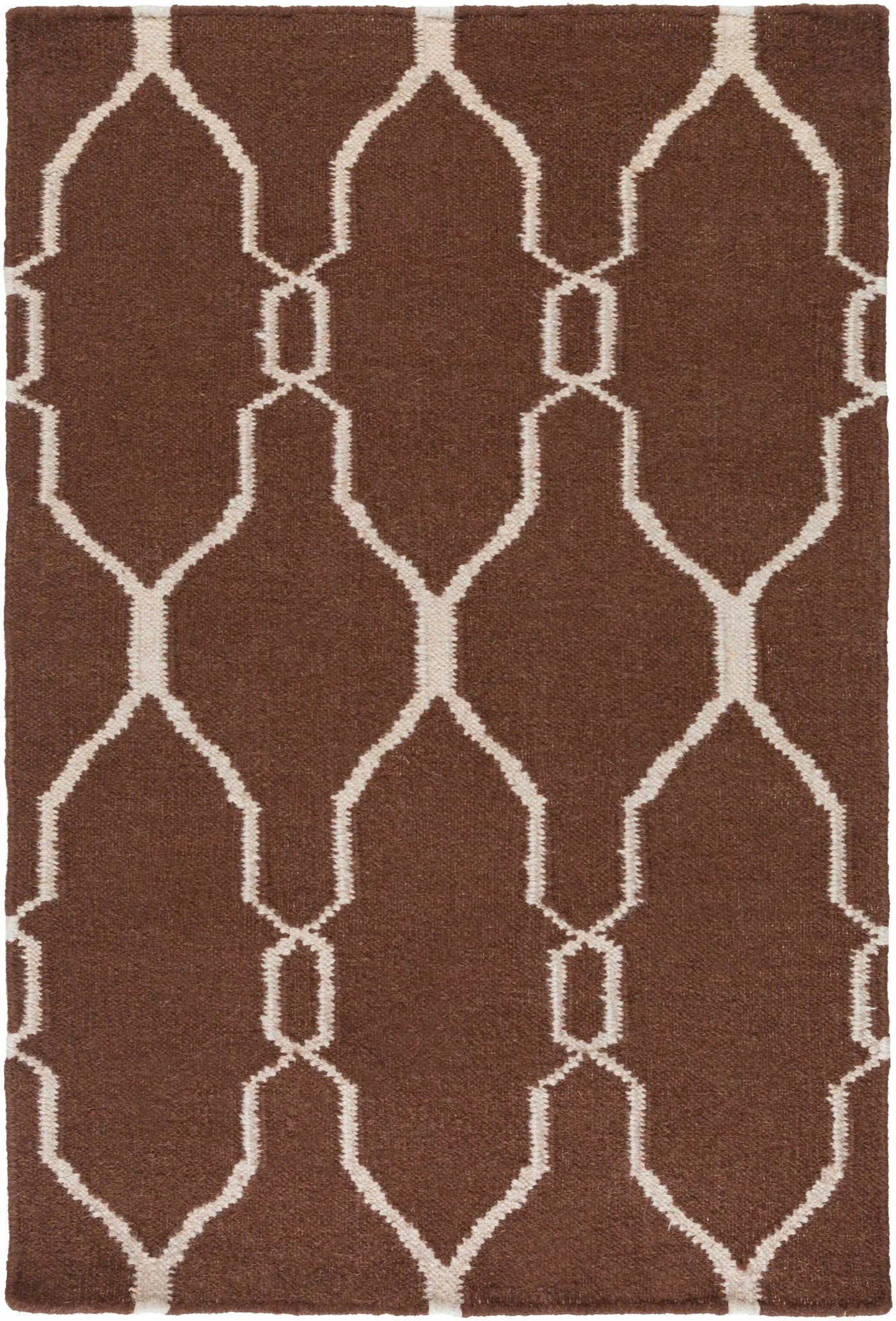 Partington Brown Wool Carpet Area Rug - Clearance by Boutique Rugs