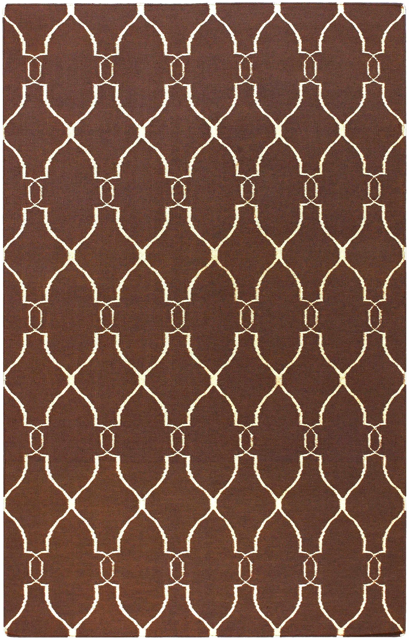 Partington Brown Wool Carpet Area Rug - Clearance by Boutique Rugs