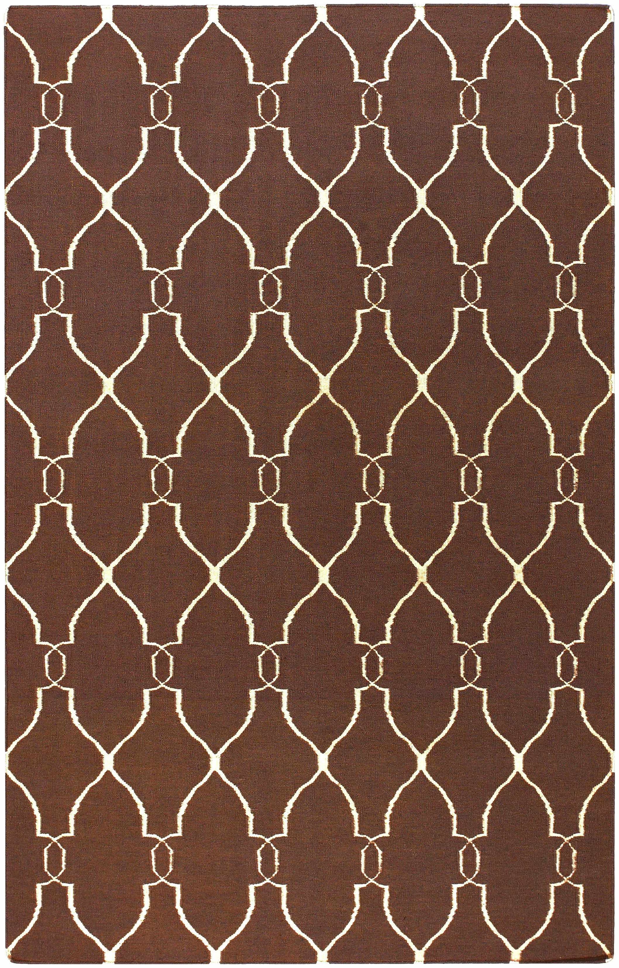 Partington Brown Wool Carpet Area Rug - Clearance by Boutique Rugs