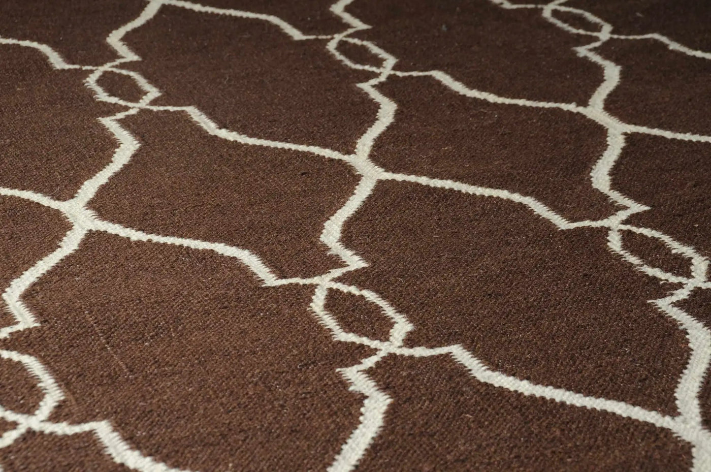Partington Brown Wool Carpet Area Rug - Clearance by Boutique Rugs