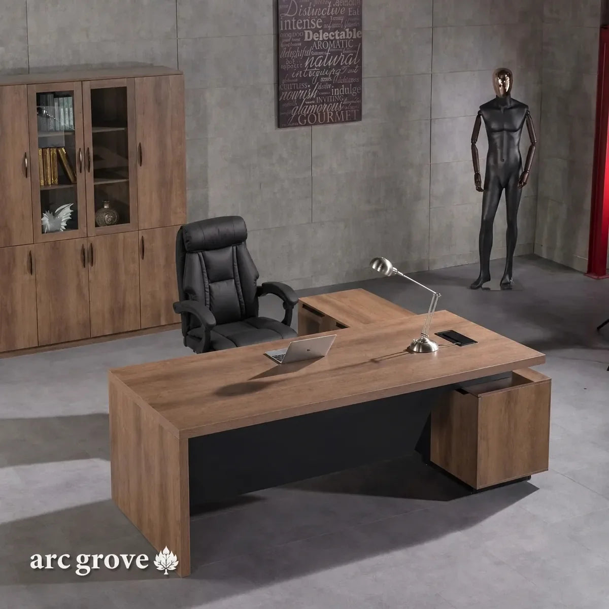 Pascal · L-Shaped Executive Desk, photo 4 of 17