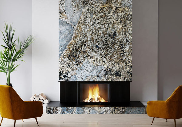 Patagonia Blue Leather Granite Slab Random room scene