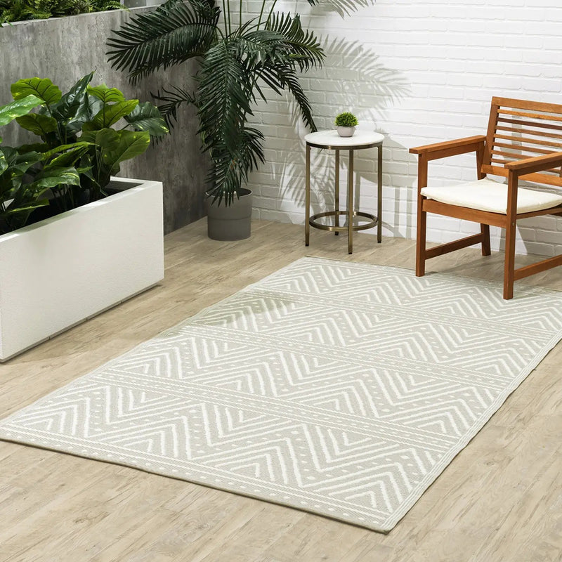 Patan - Beige Outdoor Rug for Patio by Fab Habitat
