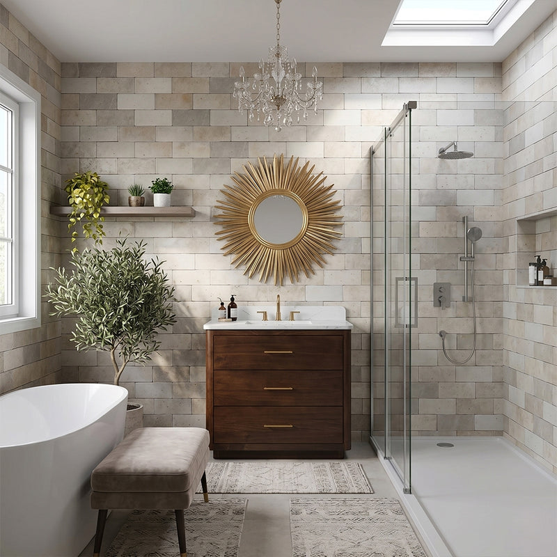 Patience Glossy Ceramic Tiles 2 1/2x5 Ceramic Glossy 2x6 Tiles — 3
