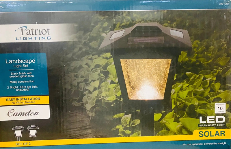 Patriot Lighting Solar Integrated LED Treehouse Path Landscape 10 Lumen Light 8-Pack by Outdoor Solar Outlet