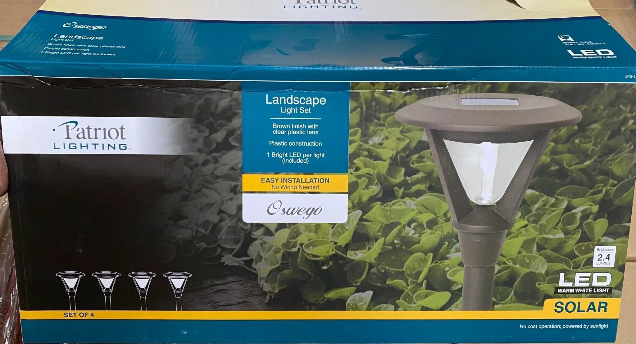 Patriot Oswego Solar Pathway Lights 6 Lumen 8-Pack by Outdoor Solar Outlet
