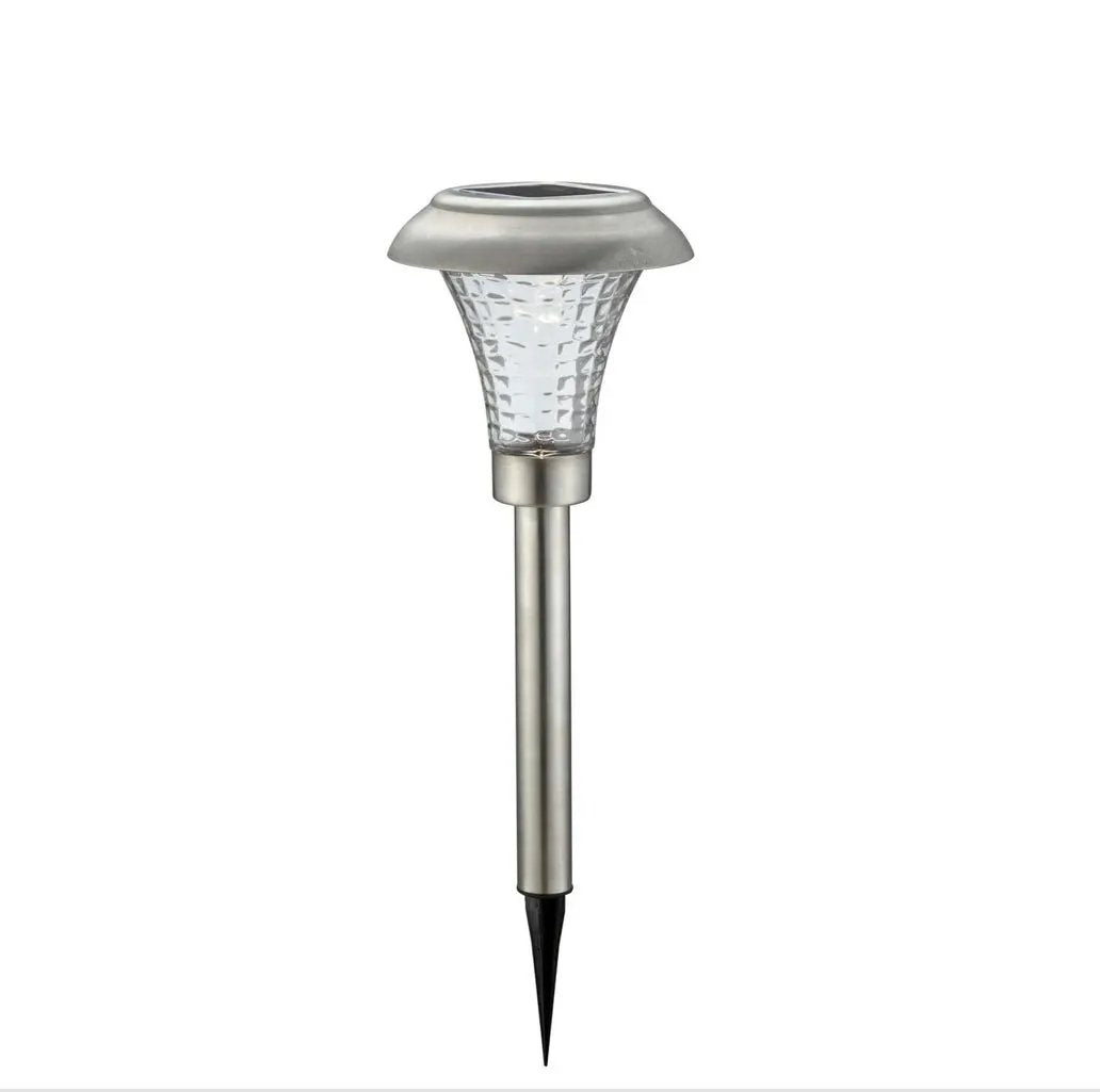 Patriot Silver Solar Powered LED Pathway Light (Pack of 16 ) by Outdoor Solar Outlet