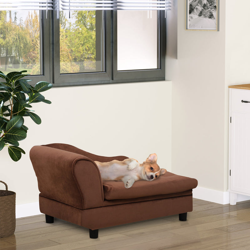 PawHut Luxury Fancy Dog Bed for Small Dogs with Hidden Storage, photo 9 of 10