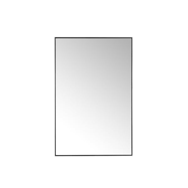 James Martin Rohe 26" Mirror, Satin Nickel