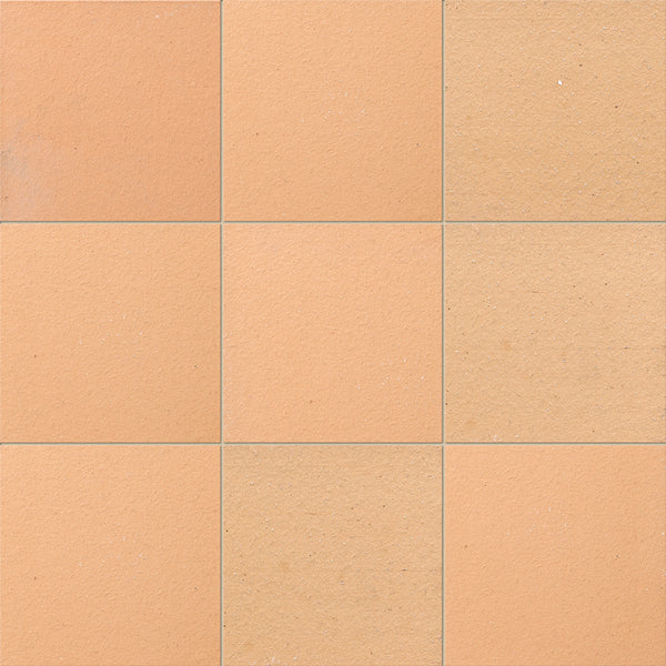 Peach Matte Glazed Terracotta Stair Copings 9 13/16x13 3/4