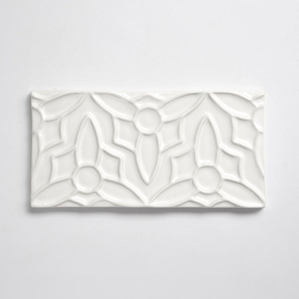 Pearl Glossy Barcelona Ceramic Accent Tiles 4x8
