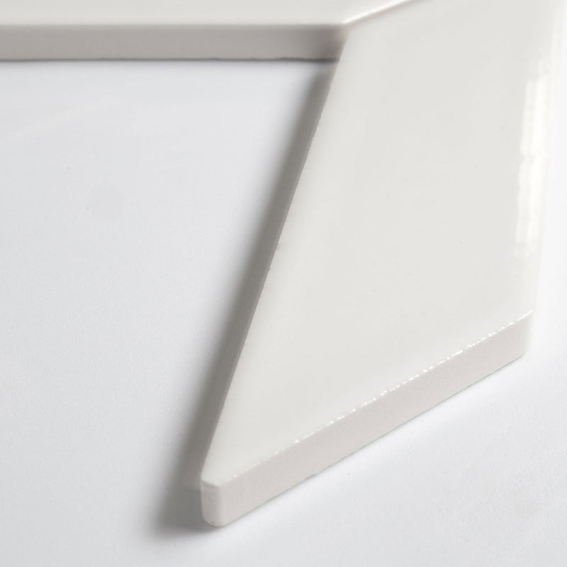 Pearl Glossy Chevron Ceramic Tiles 2x6 Ceramic Glossy 2x6 Tiles — 2